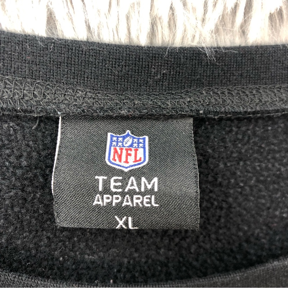 NFL Team Apparel Sweatshirt large KC Kansas City Chiefs Football Embellished - Picture 2 of 9